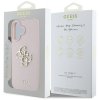 Etui Guess Grained Big 4G Logo Small     Classic Logo do iPhone 16 różowy